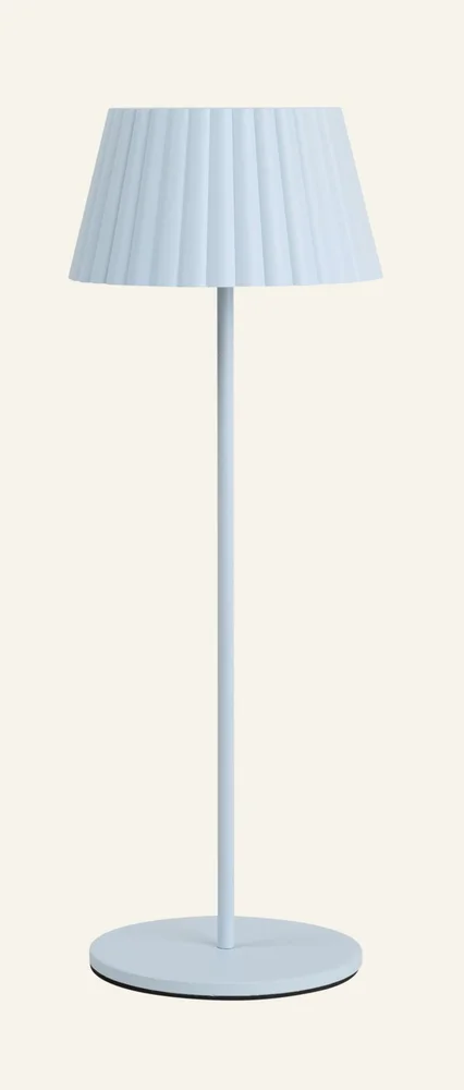 Led bordlampe lys blå – 37,5 cm ø13,5 v:5186413 Led bordlampe lys blå – 37,5 cm ø13,5 v:5186413