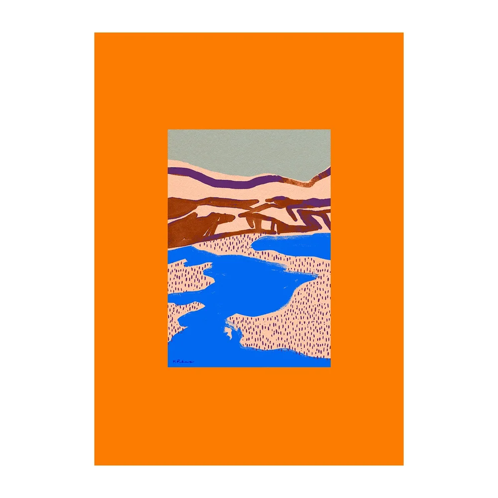 Orange Landscape plakat v:3293384
