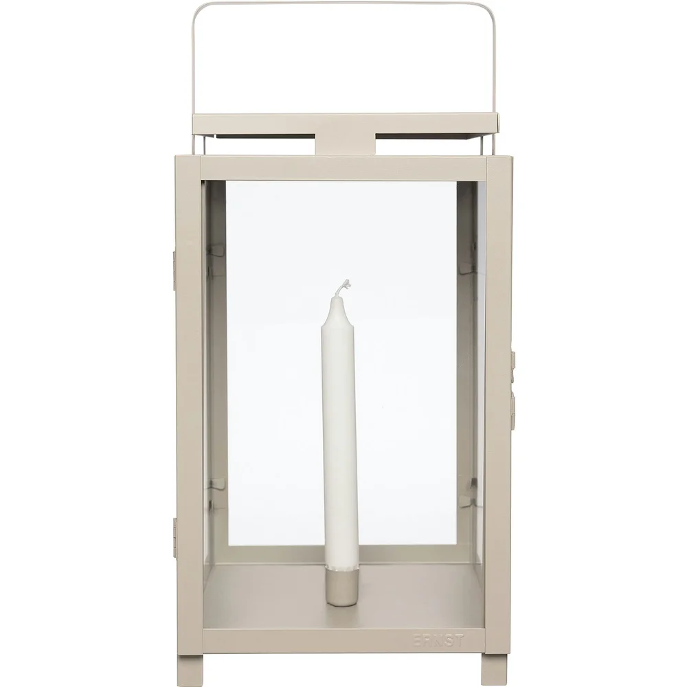 Lanterne Kronelys H42 cm, Beige v:5682829