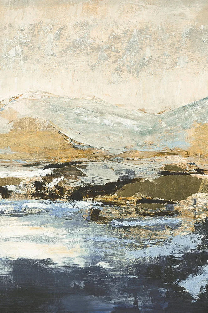 Astonish 2/ Blandet maleri / 60 X 80 cm – Blå – Dekor | m v:6416999