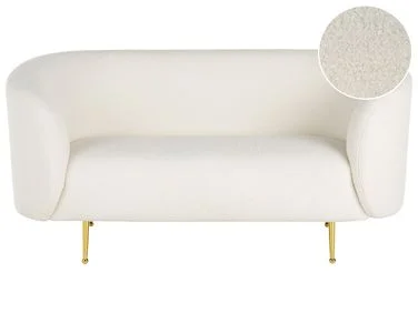 Sofa 2-seters LOEN Bouclé Hvit v:1424291 Sofa 2-seters LOEN Bouclé Hvit v:1424291