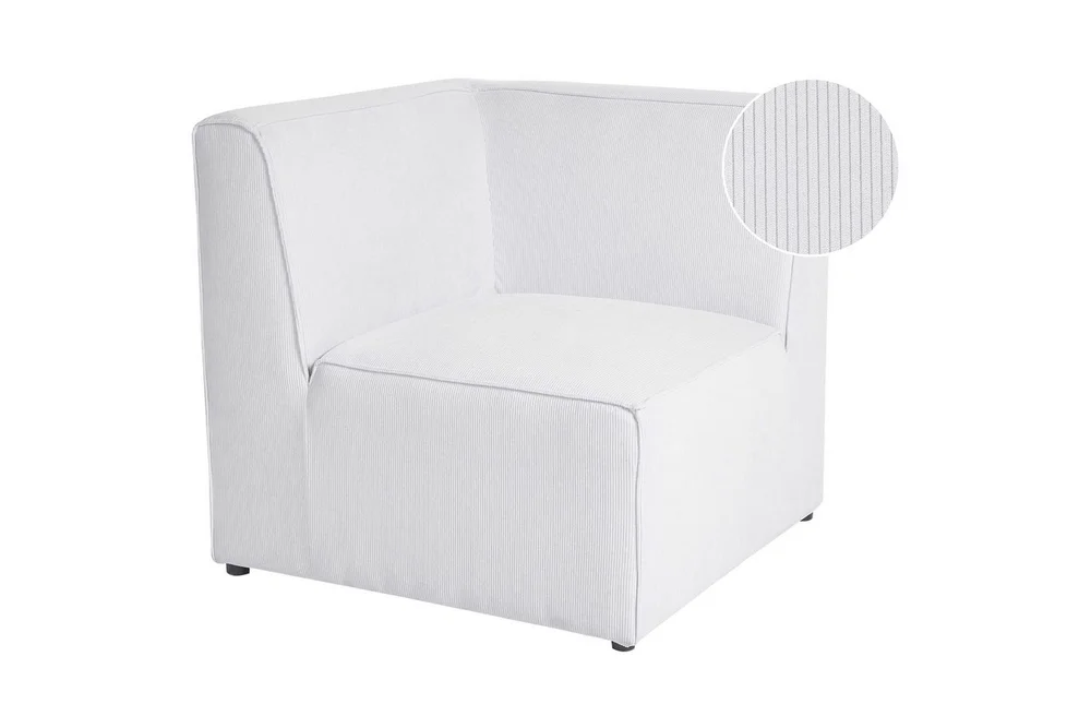 Hörnsektion Beliani Lemvig Beige White v:4360929
