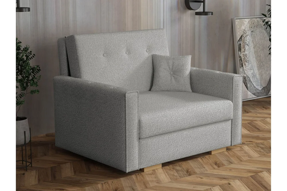 Ajiz Sovesofa 2-seter i Bouclé v:1847376