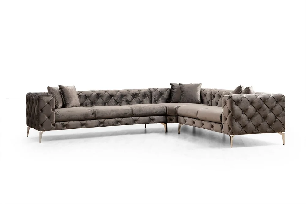 Beachport Stor Hjørnesofa 6-seters L-formet Avtagbart trekk v:3304909