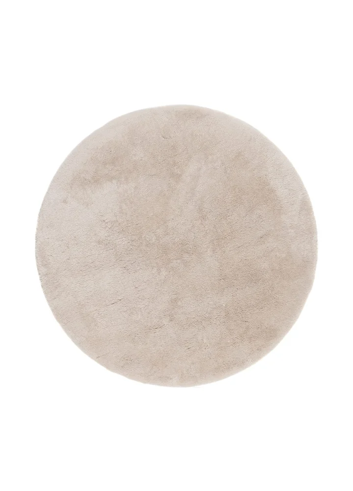 Maskinvevd teppe KM Home Novelle RUNDT 120x120 Creme v:9155078