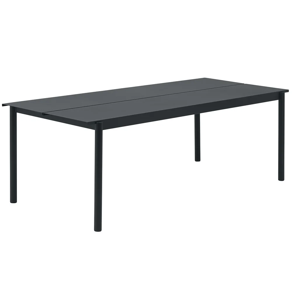 Linear Bord Stål 90×220 cm, Antrasitt v:8120554 Linear Bord Stål 90×220 cm, Antrasitt v:8120554