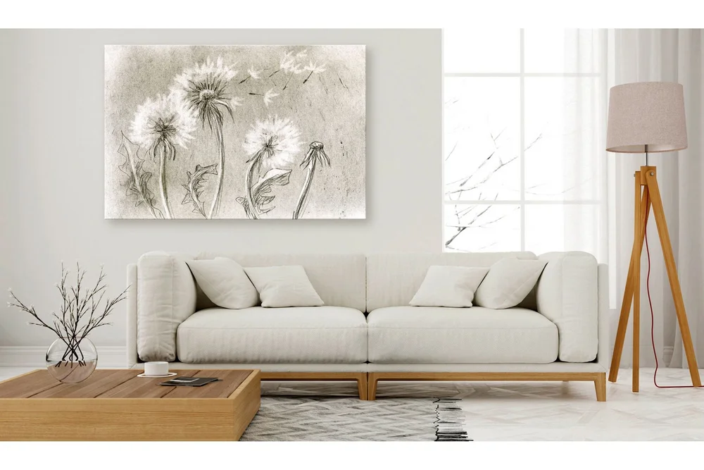 Tavle Dandelions (Pencil Artwork) 120X80 v:4133355