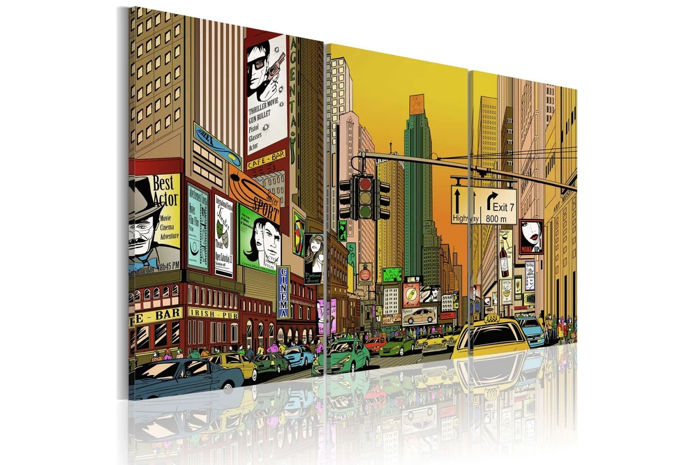 Bilde Cartoon NYC 90×60 v:4929862 Bilde Cartoon NYC 90×60 v:4929862