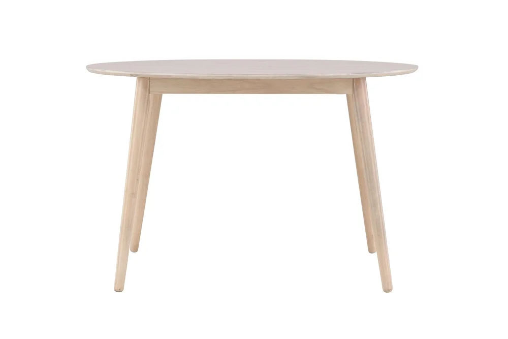 Spisebord Peach Flora spisebord ø120 – whitewash / finér Whitewash v:4636289