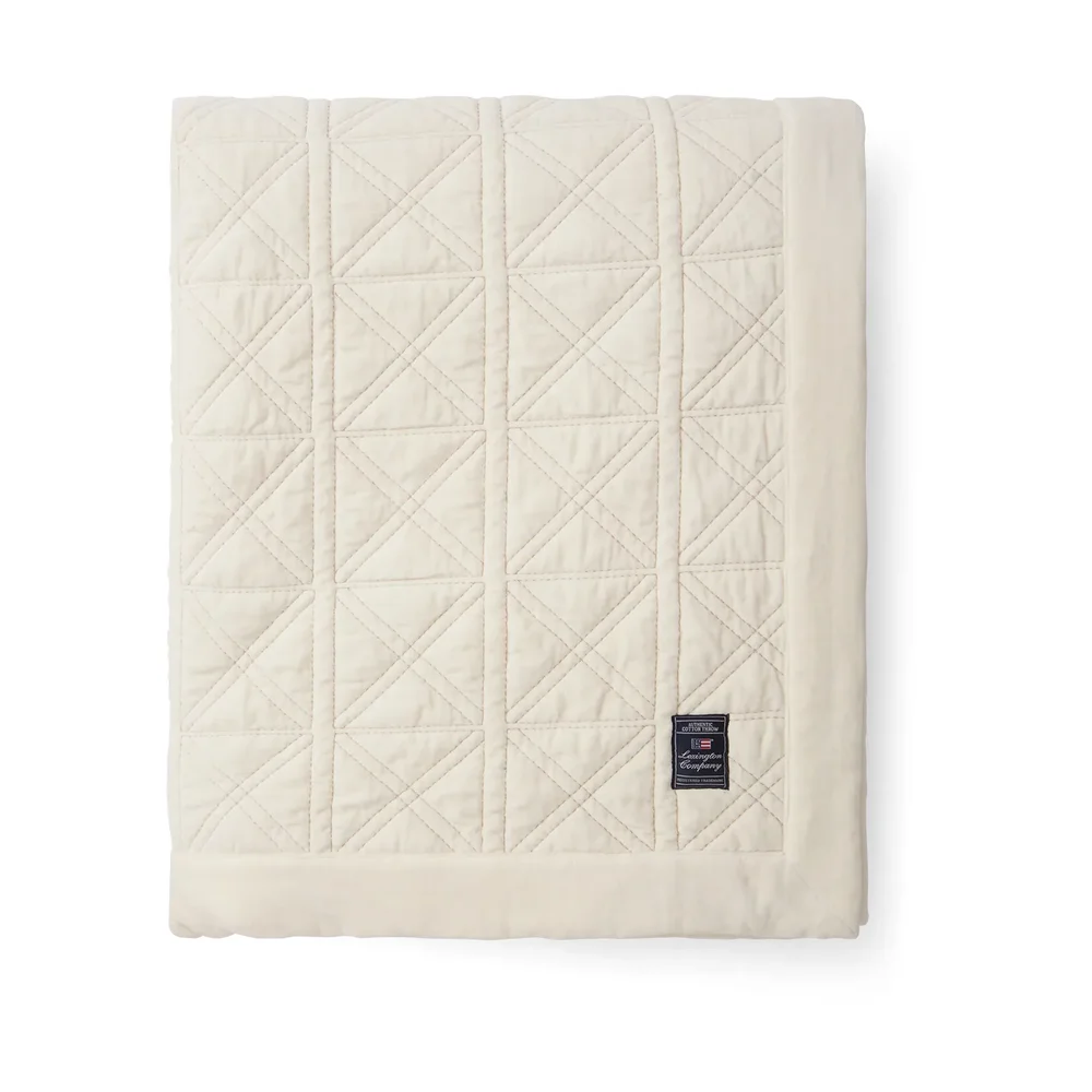 Quilted Organic Cotton Velvet sengeteppe 160×240 cm v:4269479 Quilted Organic Cotton Velvet sengeteppe 160×240 cm v:4269479