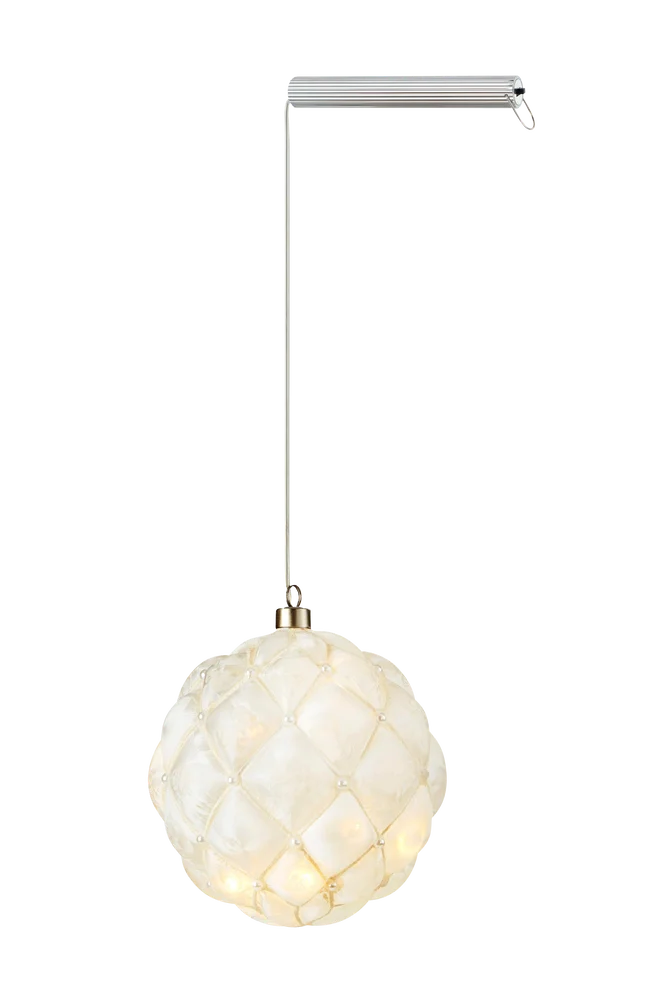 PEARL glassdekor 15 cm – Hvit – Dekor | m v:8905727 PEARL glassdekor 15 cm – Hvit – Dekor | m v:8905727