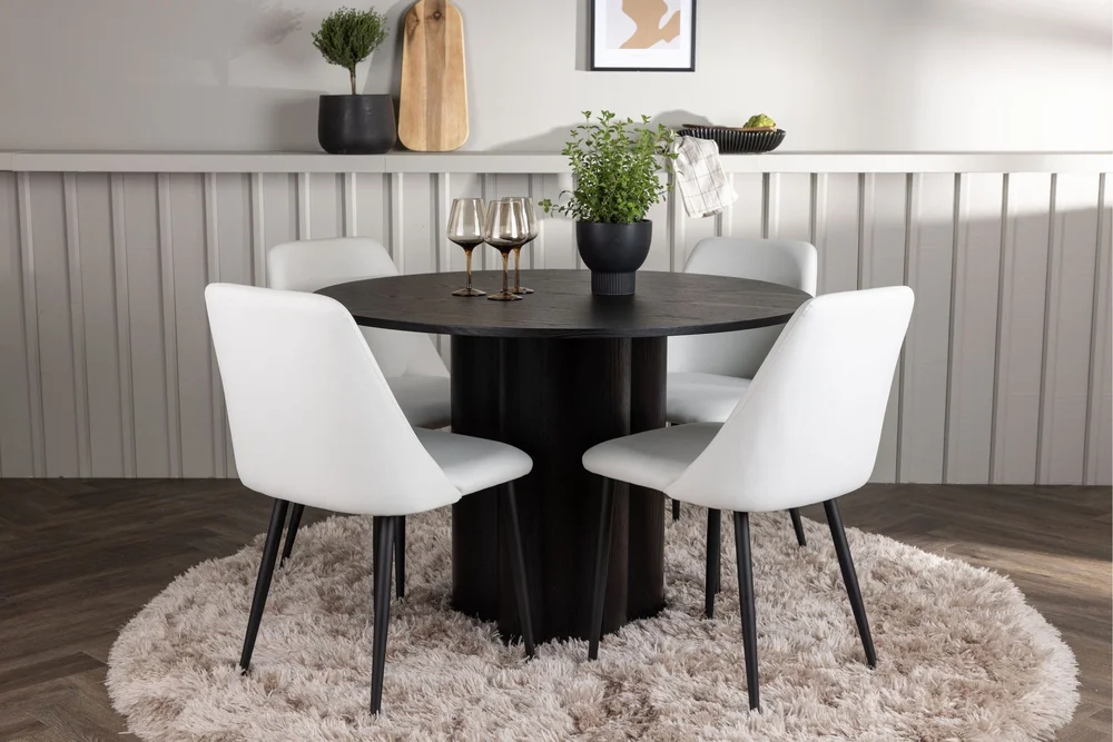 Olivia Matgruppe 110 cm Rund med 4 Night Stoler v:2815168