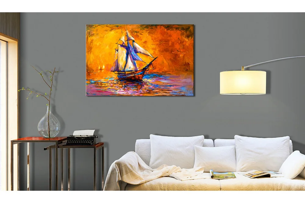 Tavle Ocean Of The Setting Sun 120X80 v:5829848 Tavle Ocean Of The Setting Sun 120X80 v:5829848