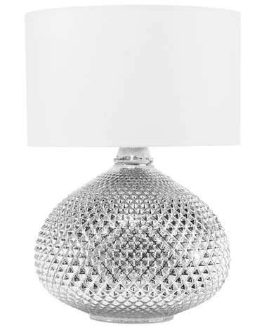 Bordlampe MADON Glass Sølv v:1753973 Bordlampe MADON Glass Sølv v:1753973