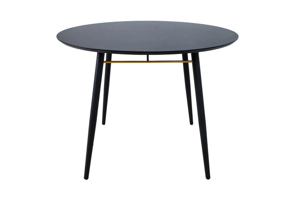 Luxemburg Matbord 100 cm Svart/Kopper Copper||Black v:4363033