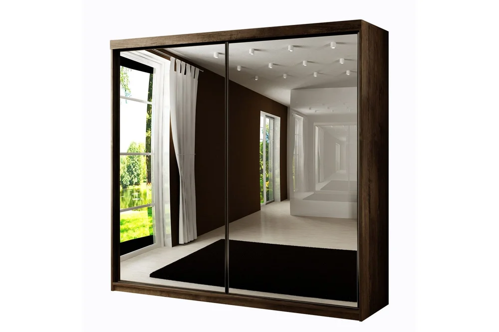 Dunkra Garderobeskap Med Speil 200x200 cm v:1772190