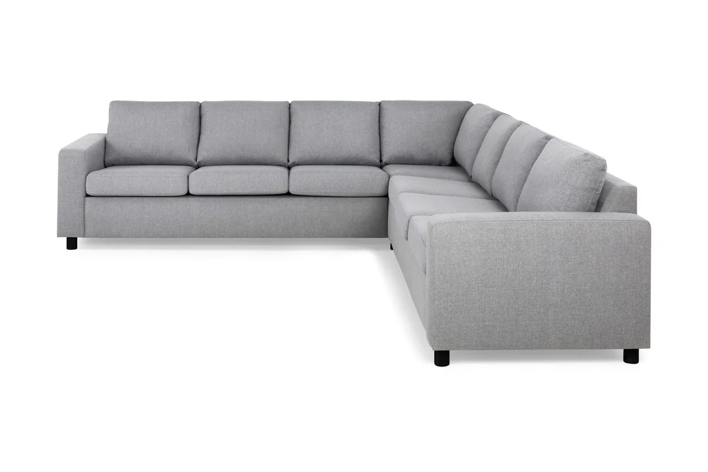 Crazy 6-seters Vendbar L-formet X-Large Hjørnesofa i Stoff v:2895192