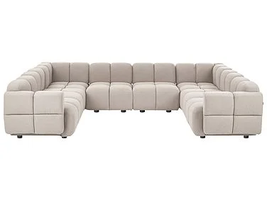 U-formet modulsofa 8-seters MAKSABERG Beige v:7983697 U-formet modulsofa 8-seters MAKSABERG Beige v:7983697