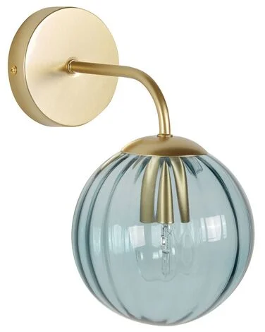 Vegglampe BOOMI Metall Blå v:8112291 Vegglampe BOOMI Metall Blå v:8112291