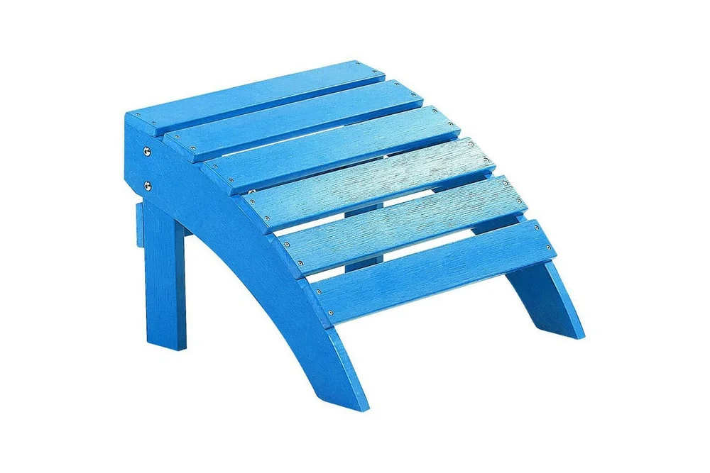 Fotstöd Beliani Adirondack Blå blue v:8363086