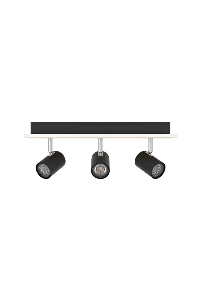 LED-spot Rimbocchi 3 lys – Svart – Belysning | m v:3107520 LED-spot Rimbocchi 3 lys – Svart – Belysning | m v:3107520