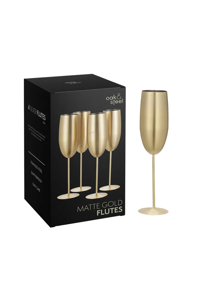 Champagneglass matt 4-pakning – Gull – Kjøkken & husholdning | m v:3161855 Champagneglass matt 4-pakning – Gull – Kjøkken & husholdning | m v:3161855