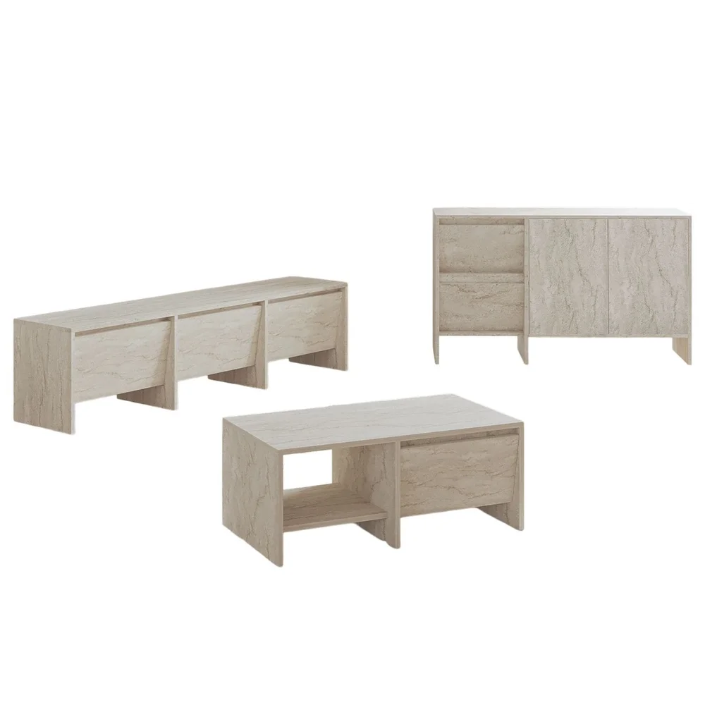 Crala Stuemøbelsett 160x40x35 cm v:9627728