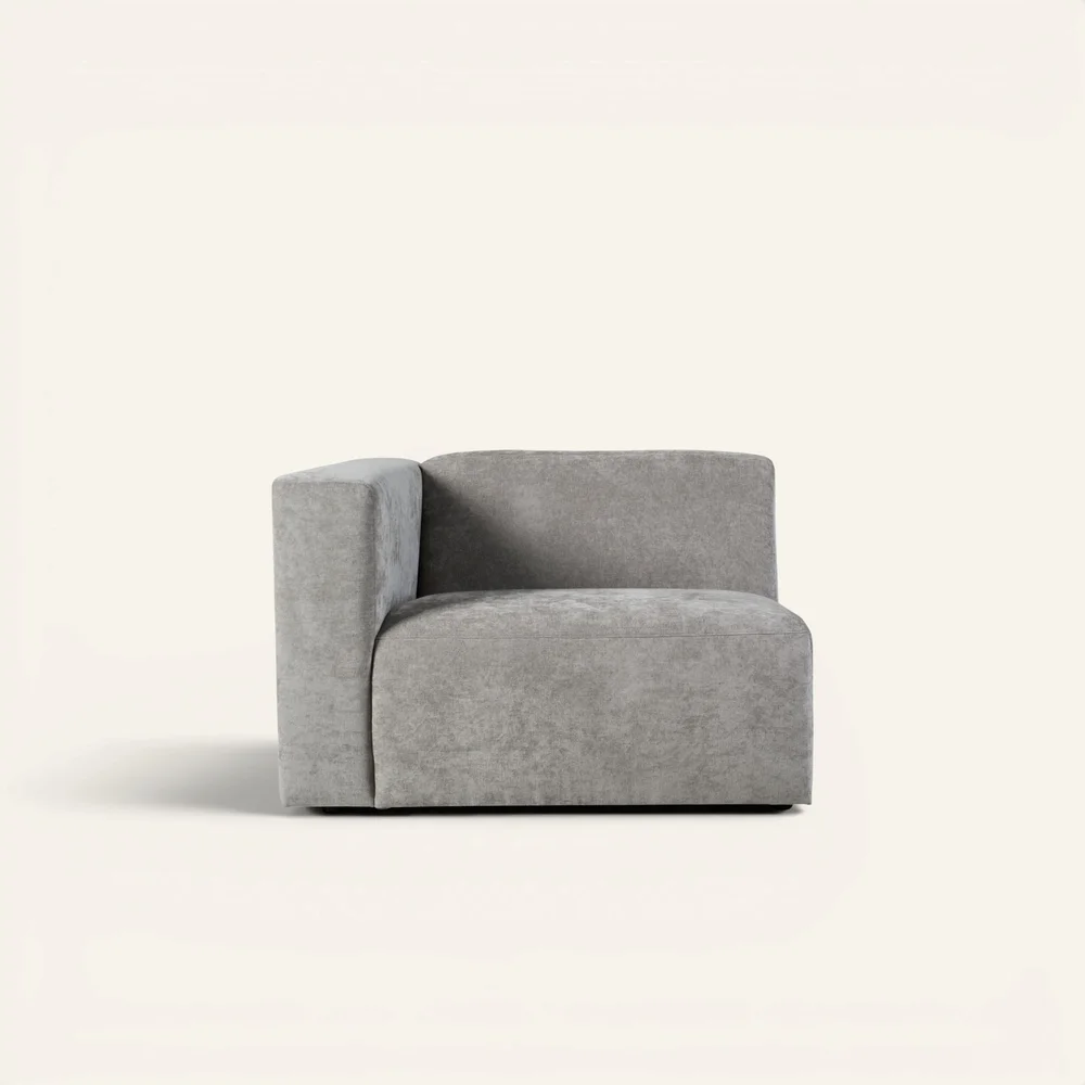Modul 1,5 seter armlene venstre grå – 110x93x73 cm v:5400409