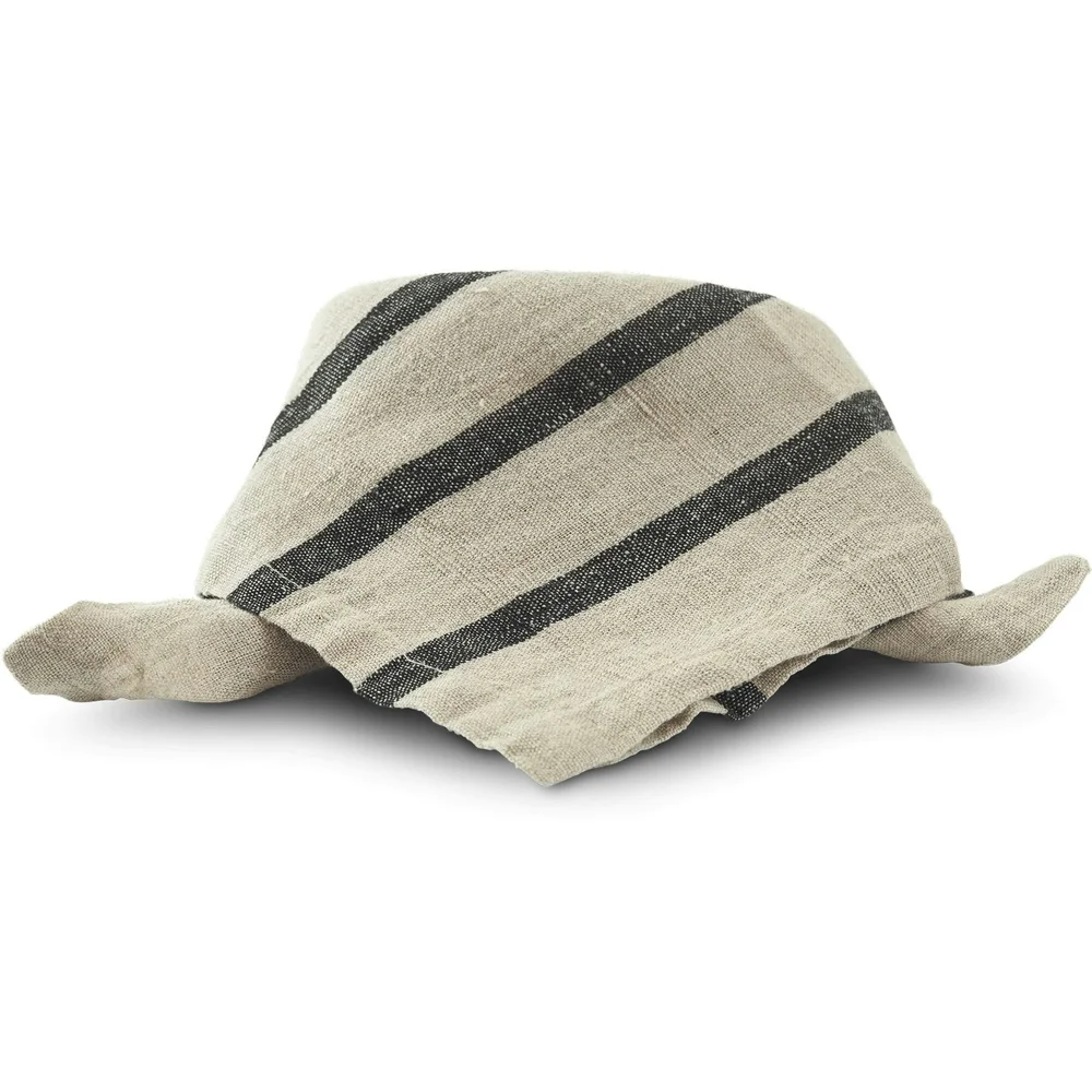 Mandela Stripe Serviett 40×40 cm 4-pk, Sort / Natur v:4614494