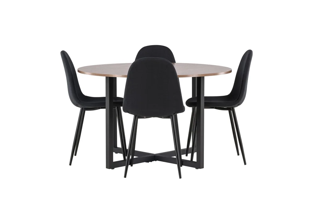 Durango Matgruppe 120 cm Rund med 4 Polar Stoler v:2524063