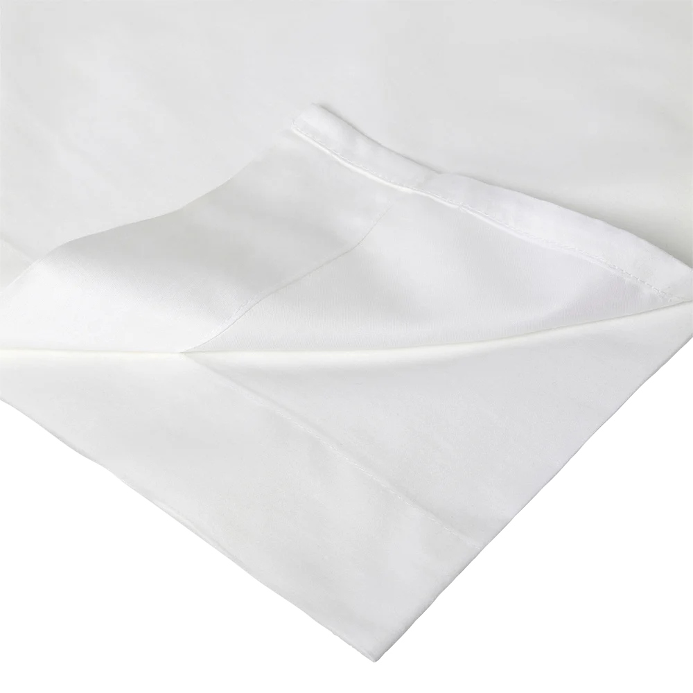Cotton Sateen Flat sengetøy – Hvit – Tekstiler | m v:1843527