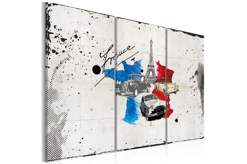 Bilde Den Franske Reiseren Triptyk 120x80 v:1136902
