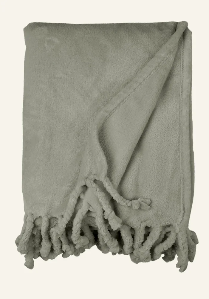 Fleecepledd olivengrønn – 130×170 cm v:1169438 Fleecepledd olivengrønn – 130×170 cm v:1169438