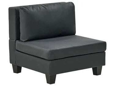 1-seters modul UNSTAD Kunstskinn Svart v:6460400 1-seters modul UNSTAD Kunstskinn Svart v:6460400