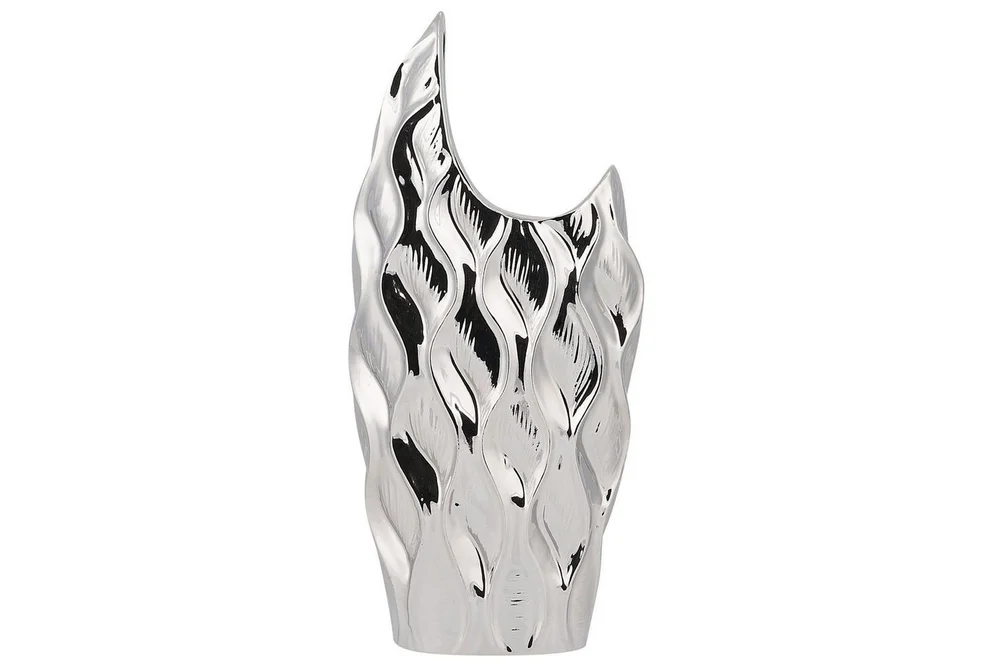 Dekorationsvas Beliani Haluza Silver v:3007575 Dekorationsvas Beliani Haluza Silver v:3007575