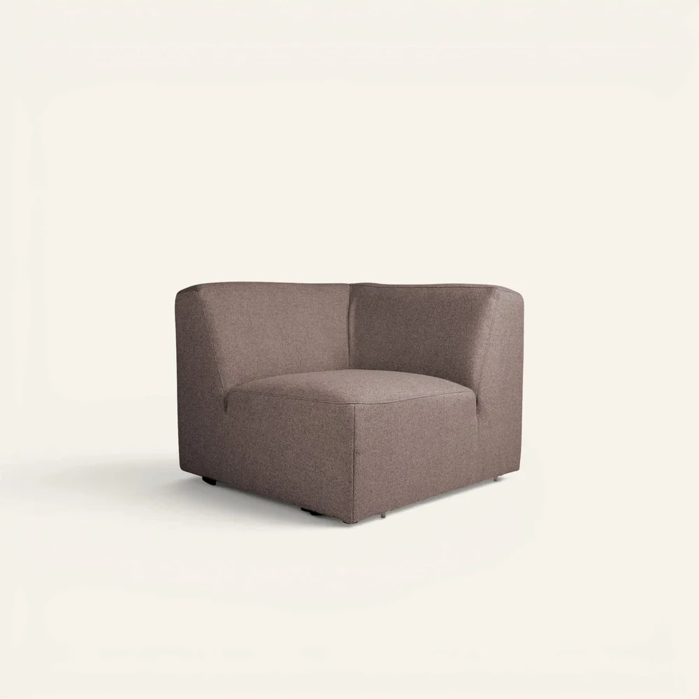 Modul hjørne brun – 93x93x73 cm v:7883367