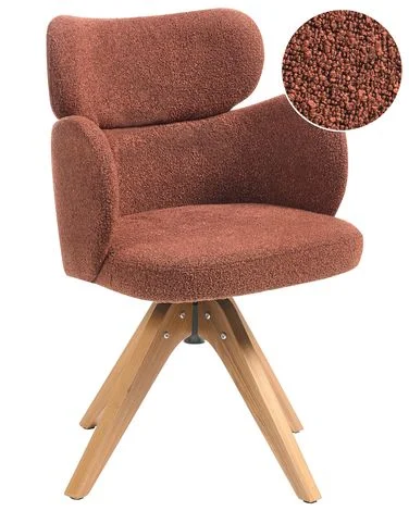 Spisestol MARCY Bouclé Oransje v:7479991