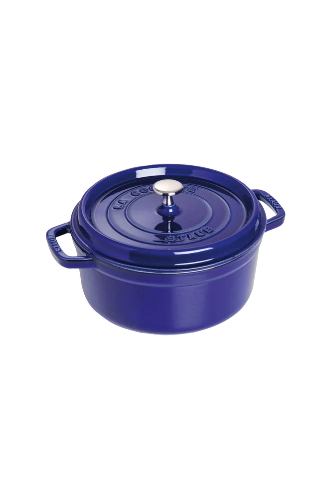 Gryte La Cocotte rund 24 cm, 3,8 l – Blå – Kjøkken & husholdning | m v:7699485