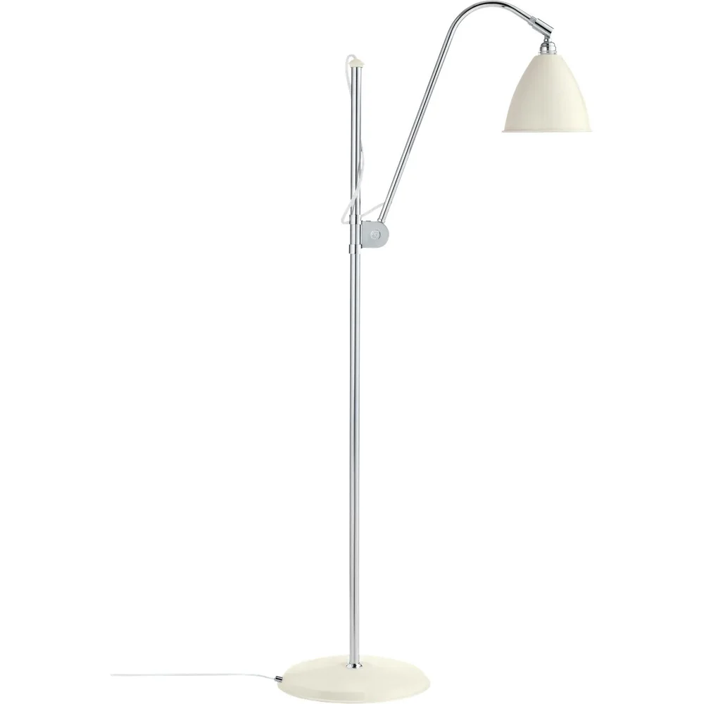 Bestlite BL3S Gulvlampe, Krom / Hvit Semi Matt v:1852587
