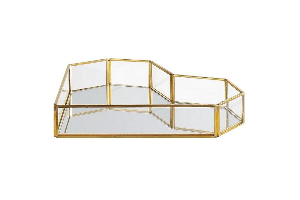 Bricka Beliani Pontivy Guld/transparent GOLD||Multicolored v:3477901
