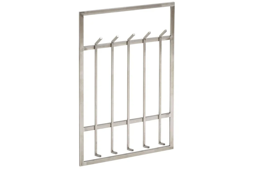 Garderobe Wohnling Vegghengt klesstativ 10 metallkroker polert matt v:1862487 Garderobe Wohnling Vegghengt klesstativ 10 metallkroker polert matt v:1862487