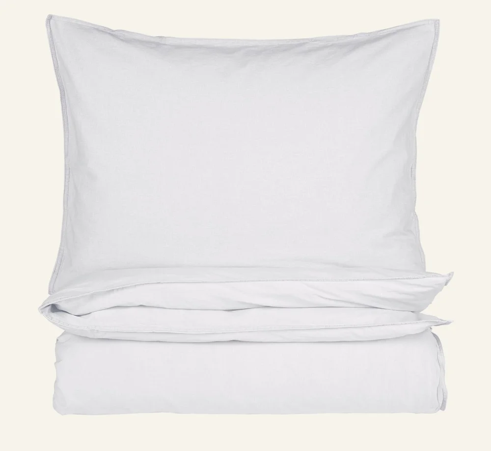 Bomull sengesett hvit – 200×220 cm/50×70 cm v:575838