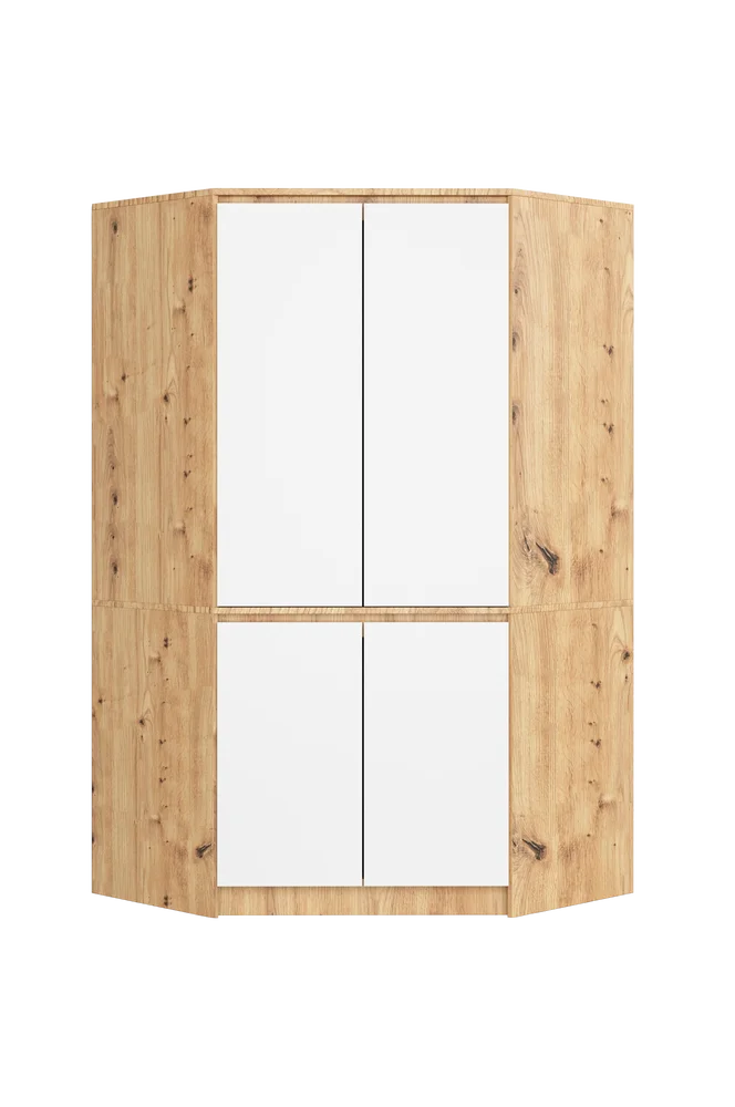 Akord Garderobe med 4 dører – Flerfarget m v:665484