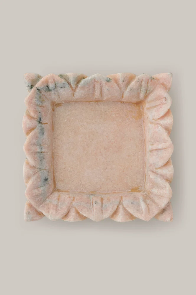 Tallerken Chained 15×15 cm – Rosa – Dekor | m v:7261280