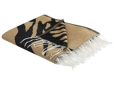 Pledd KUDIYA 130 x 170 cm Beige v:7768902