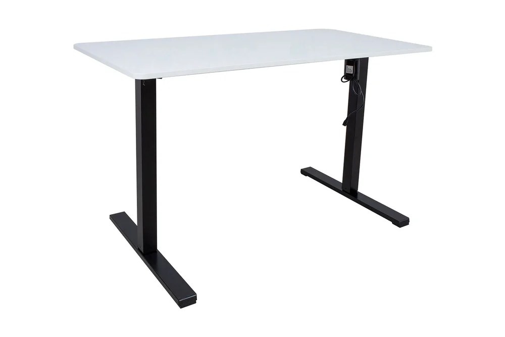 Ergo Optimal Skrivebord med motor 120x60 cm Hvit v:9708284
