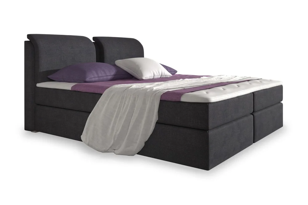 Komplett Box Bed Tyler 180x200 Svart v:4576575