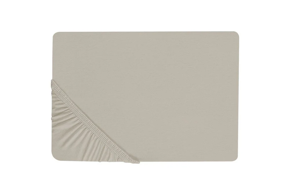 Laken med strikk Janbu Taupe, 90×200 cm v:1921678