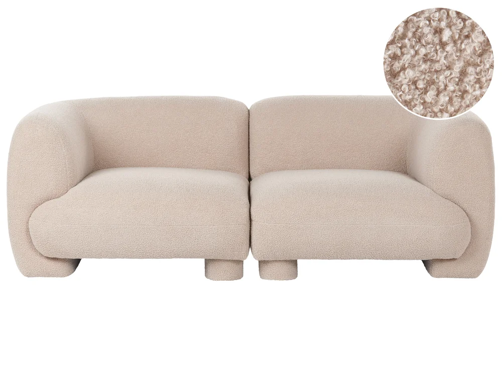 Modulsofa 2-seters MJALBI Bouclé Beige v:8986488 Modulsofa 2-seters MJALBI Bouclé Beige v:8986488