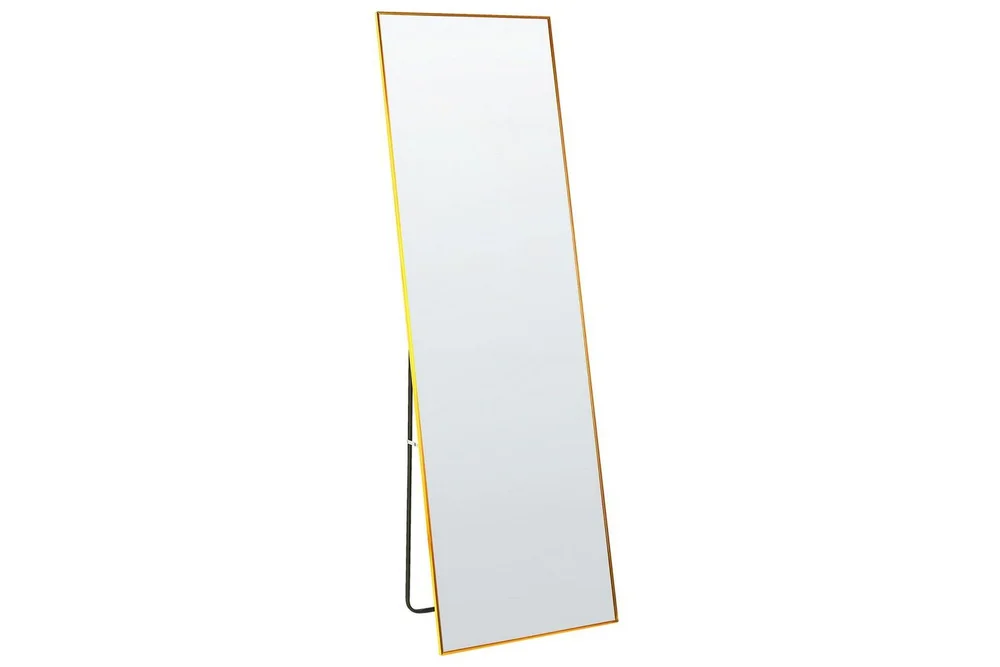 Golvspegel Beliani Beauvais Guld GOLD v:2625155 Golvspegel Beliani Beauvais Guld GOLD v:2625155